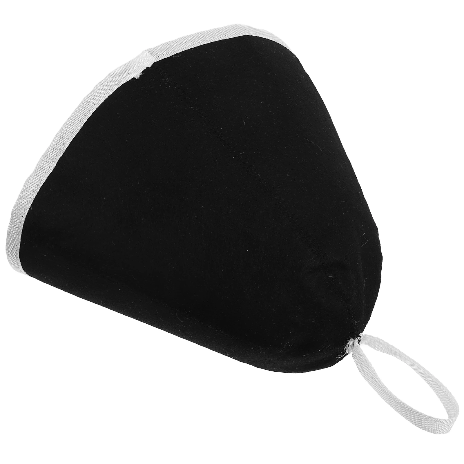 

Felt Sauna Hat Thick Comfortable Portable Bathing Cap Lightweight Sauna Supply Suitable for Natural Curls Bathroom Supplies
