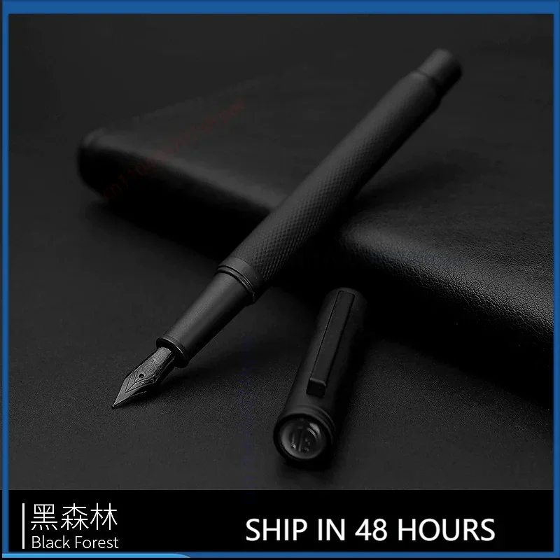 For Hongdian Black Forest Fountain Pen Art Nib Luxury Gift For Men Women Student Adult Chinese Calligraphy Writing Stationery