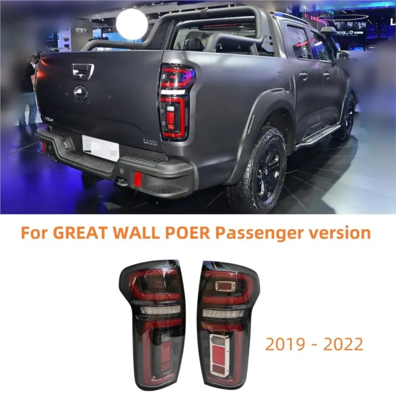 

For GREAT WALL POER Passenger version 2019 2020 2021 2022 Pickup Tail Light Car Rear Light Lamp Tail Light Assembly