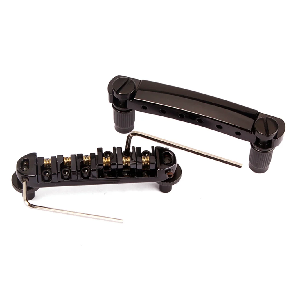 

Guitar Roller Saddle Bridge For Es Dot Electric Guitar Parts Replacement Chrome 9.9X1.7X1.2Cm Height Adjustable