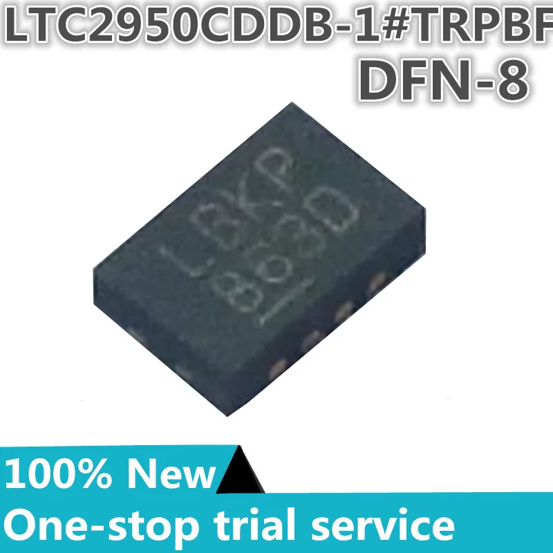 

2-100pcs %New original LTC2950CDDB-1#PBF LTC2950CDDB-1#TRPBF package DFN8 Silkscreen LBKP monitoring and reset chip ic