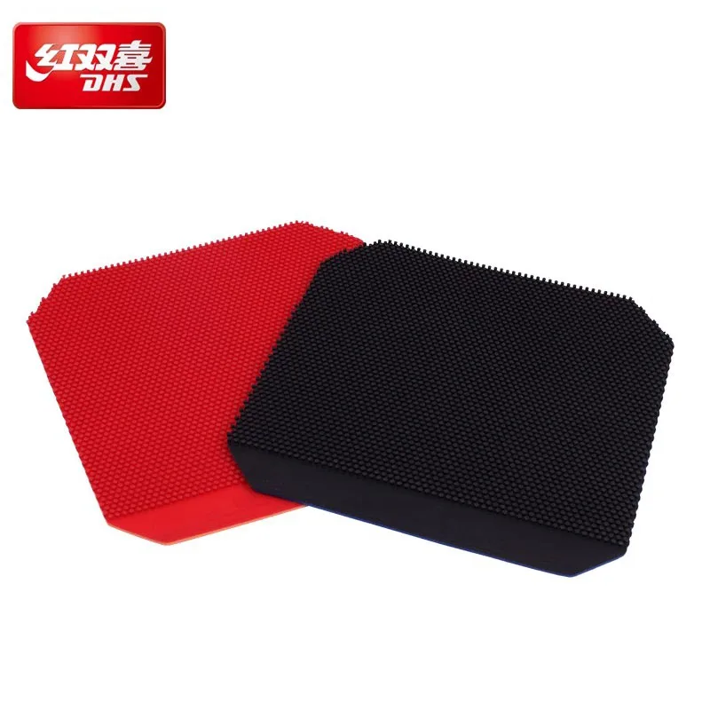 DHS C-8 Table Tennis Rubber Pimples-long Defensive+ Loop Pingpong Rubber with Sponge(Topsheet OX)