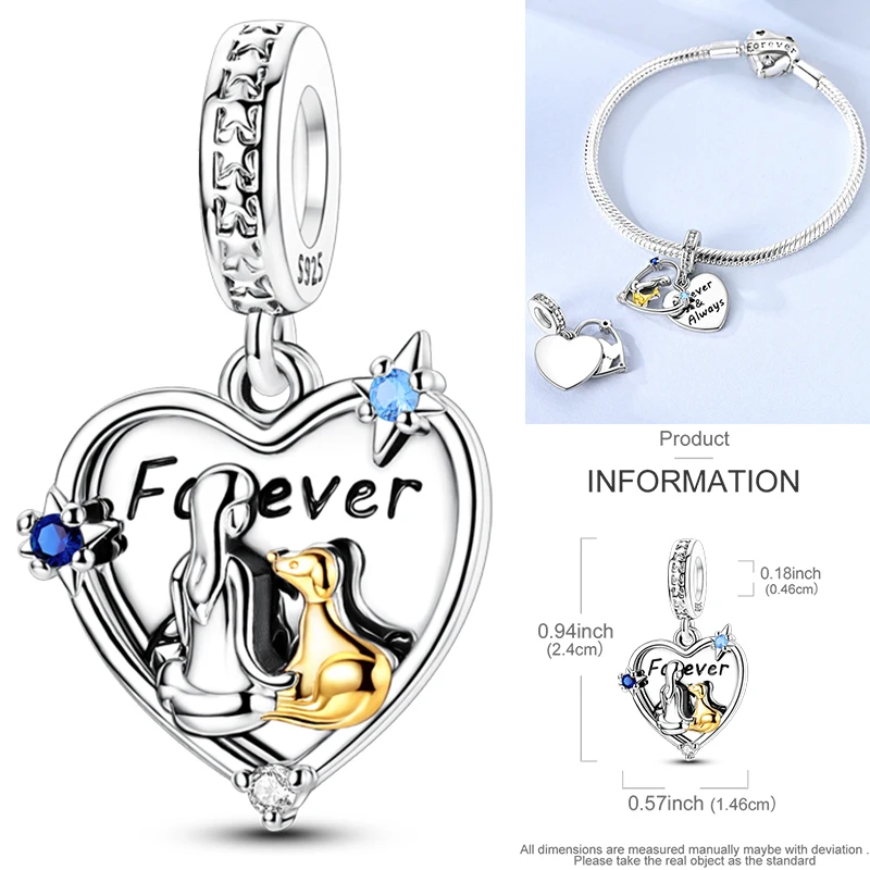 2026 Neuer 925 Sterling Silber Schleifen-Charm Herz Keltischer Knoten Perlen-Anhänger Passend für Europäische Armbänder DIY Damen Schmuck Geschenk – Detail 32