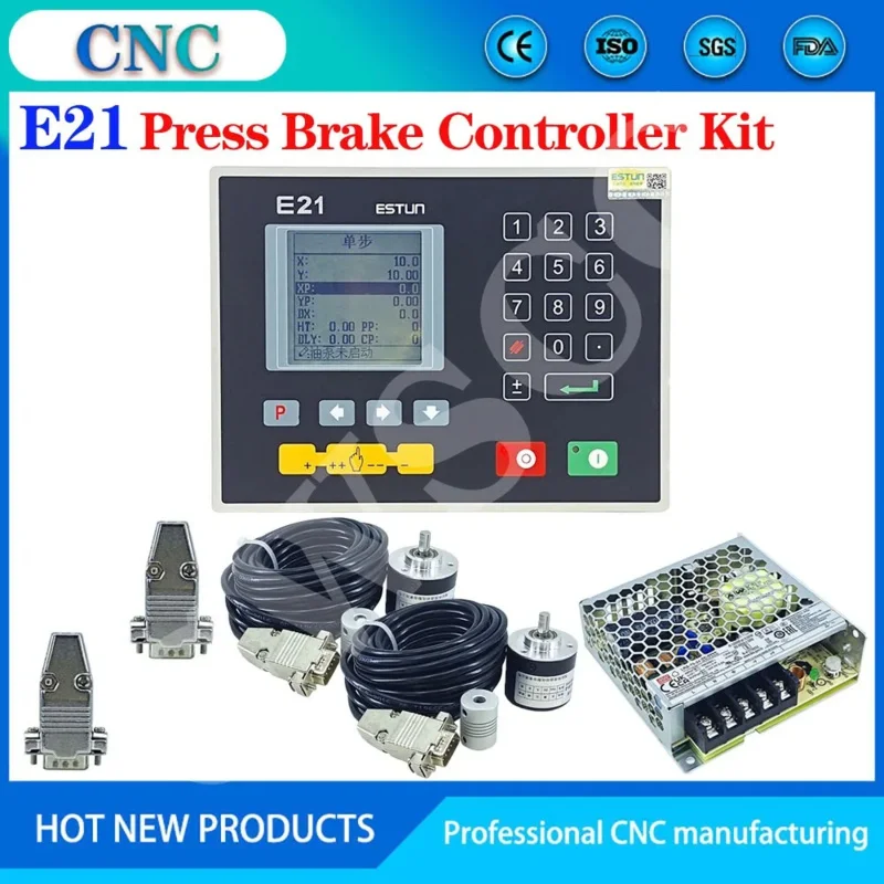 Estun E21 Control System Bending Machine Controller Two Encoders DC Switching Power Supply