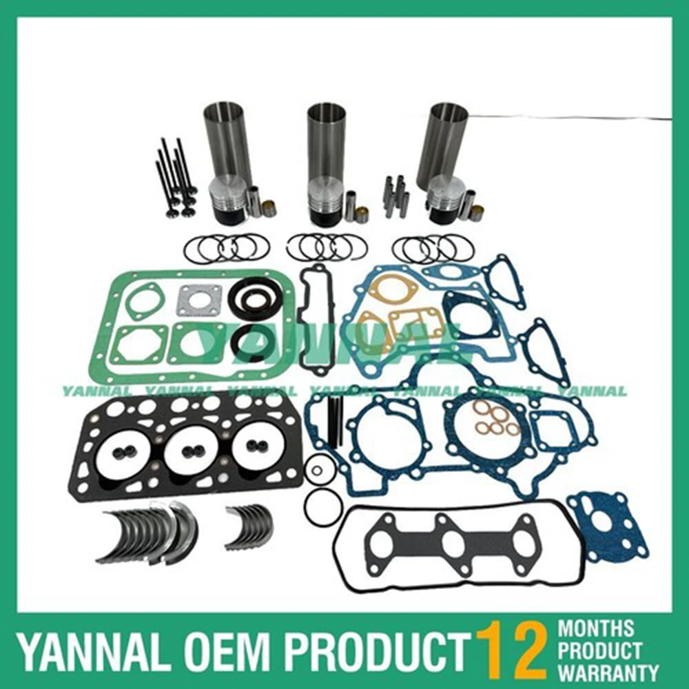 

New K3B Overhaul Rebuild Kit With Gasket Bearing Valve Set For Mitsubishi