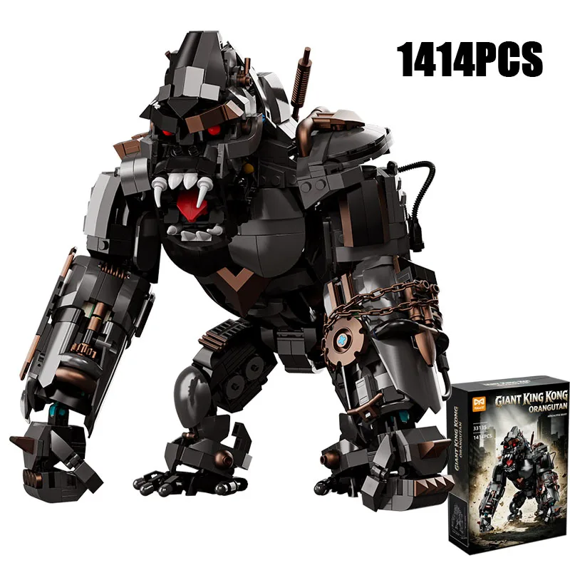 

1414PCS Technical Mechanical Gorilla Model Building Blocks Exquisite Collectibles Construction Bricks Toy Good Gift for Boy