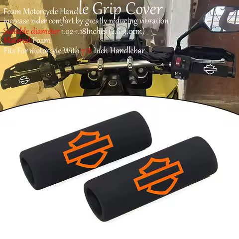 For Harley Davidson PA1250 Softail Sportster VRSC Touring X48 883 1200 Street Glide Motorcycle Handle Bar Foam Comfort Slip Over