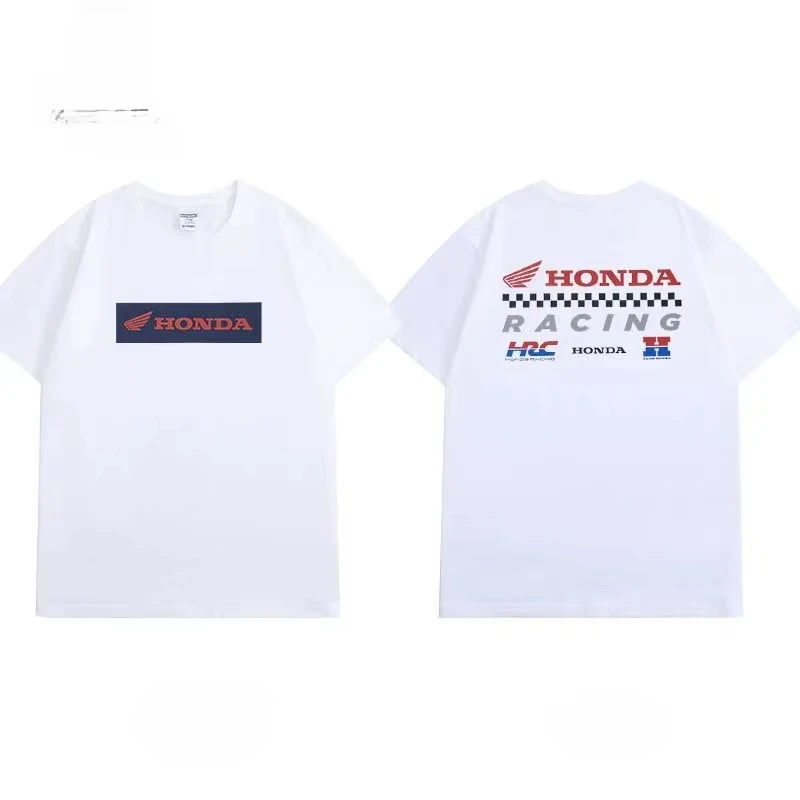 

Summer 2025 Honda Motorcycle Short Sleeve Cool Motorcycle Cycling Suit T-Shirt Camiseta Moto Camiseta Moto Gp