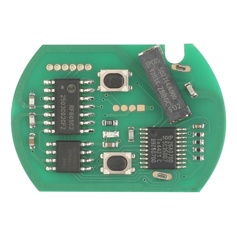 Jingyuqin 2 Tasten Fernbedienung Auto Schlüsselanhänger für Mitsubishi Colt 2002-2012 Cabriolet 2006-2008 Smart 454 ID46 MN 901621 315/433 MHz HU56