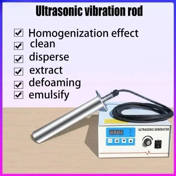 Ultrasonic Cleaner,Industrial vibration bar,Sonic input dissolving emulsification defoaming disperse,Ultrasound cleaning machine
