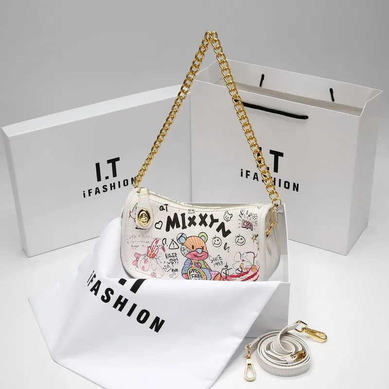 حقيبة ماسنجر فاخرة للنساء، حقيبة يد جلدية فاخرة عبر الجسم، حقيبة كتف أنيقة للسيدات