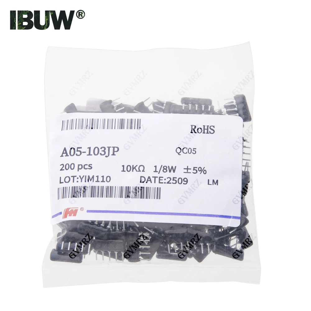 10pcs/200pcs 5PIN 6PIN 9PIN exclusion Network Resistor array DIP 220R 330R 470R 510R 560R 1K 1.5K 2K 2.2K 3K