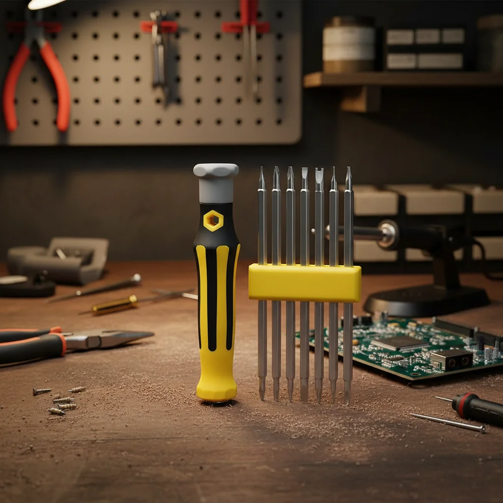 12 In 1 Screwdriver Set Magnetic Bit Cross Flat Shaped Screwdriver Head Multifunctional Precision Handheld Maintenance Tool Home