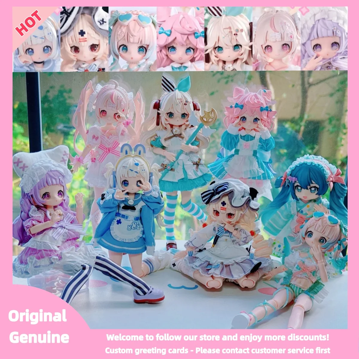 

Подлинная серия Onemore Sugary Girls 1/8 Mjd слепая коробка подвижная кукла Bjd Mystey Box орнамент игрушка фигурка изысканный подарок