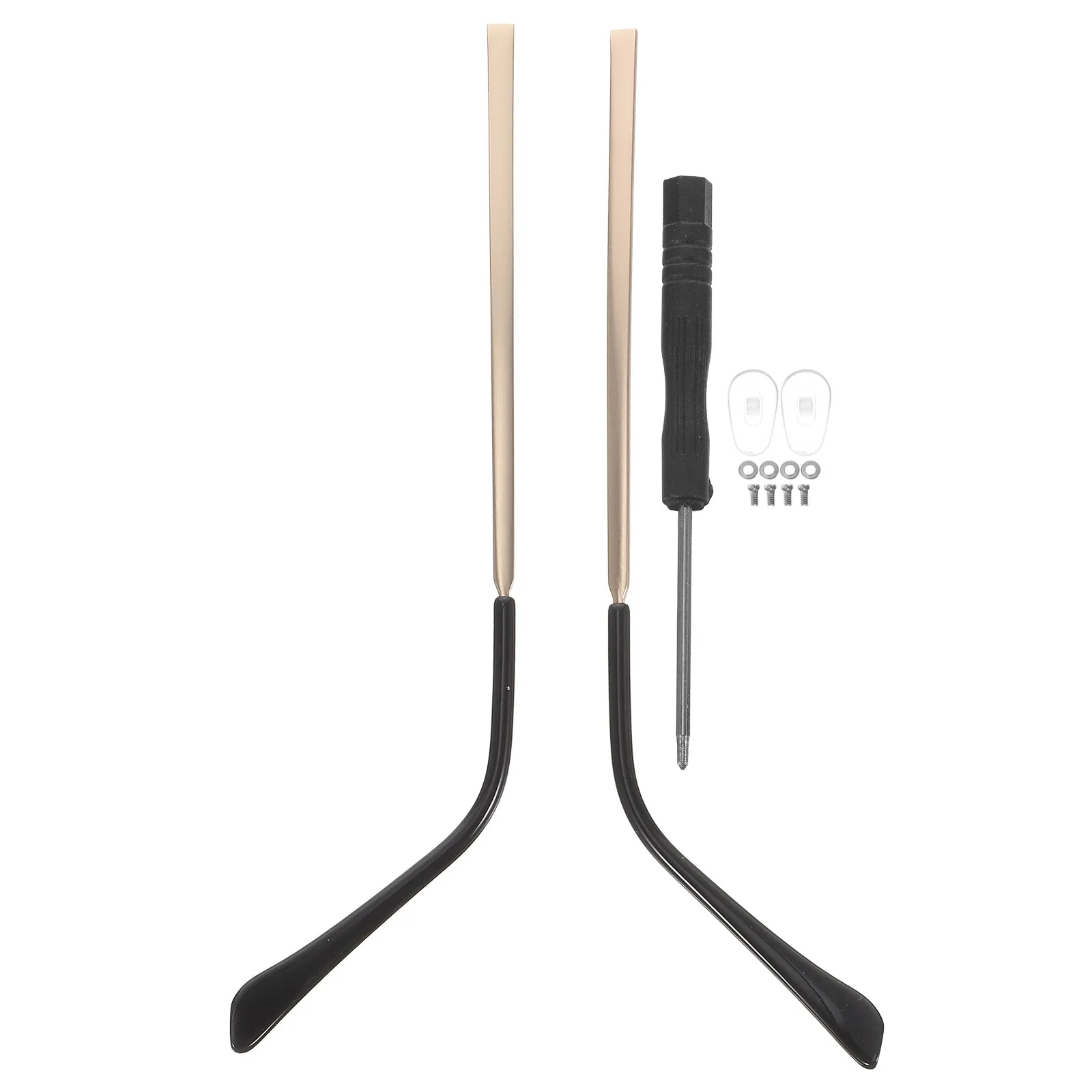 

1Pair Universal Metal Glasses Arm Replacement Eyeglasses Arms Temple Legs Repair Kit Comfortable Fit Glasses Arm Replacement