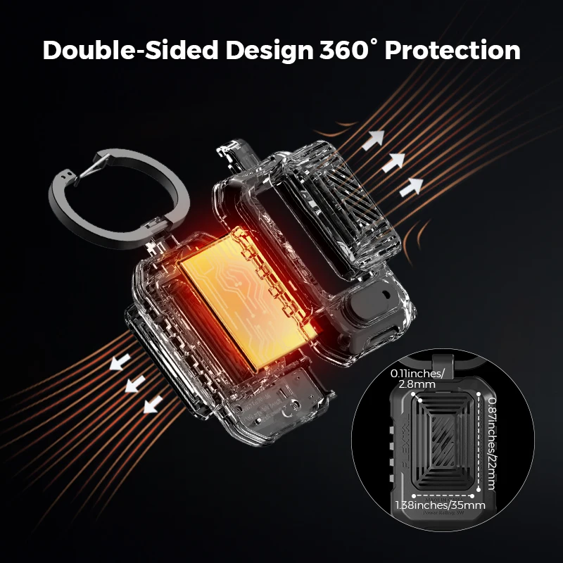 Repelente de luz FLEXTAILGEAR: repelente de mosquitos portátil, resistente al agua IPX4 (necesita fuente de alimentación externa, alfombrillas no