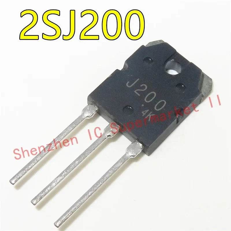 2pcs/lot 1pair 2SJ200 TO3P J200 TO-3P P CHANNEL MOS TYPE (HIGH POWER AMPLIFIER APPLICATION)