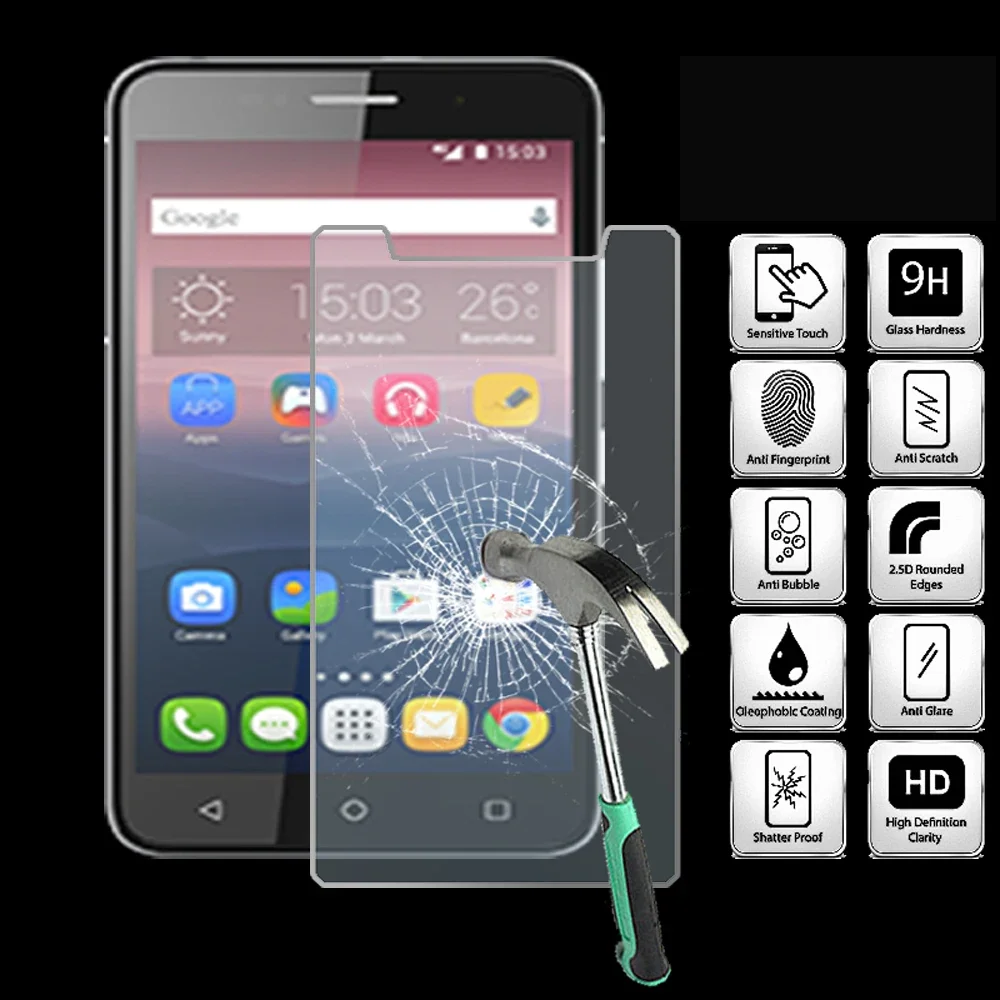 For Alcatel Pixi 4 7 Inch Tablet Tempered Glass Screen Protector Cover Explosion-Proof Anti-Scratch Screen Film