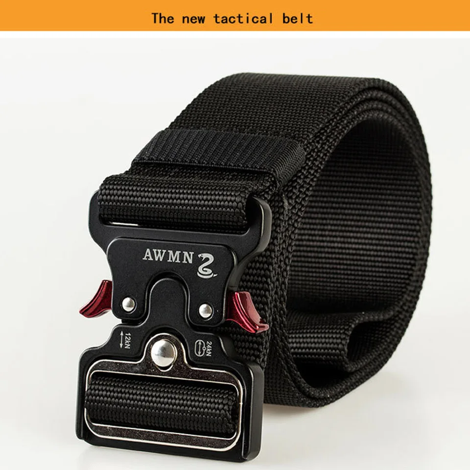 

4.8 New Buckle Belt For Men And Women Tactical Training Widening Special Design For Military Hunting High Quality Quick Release