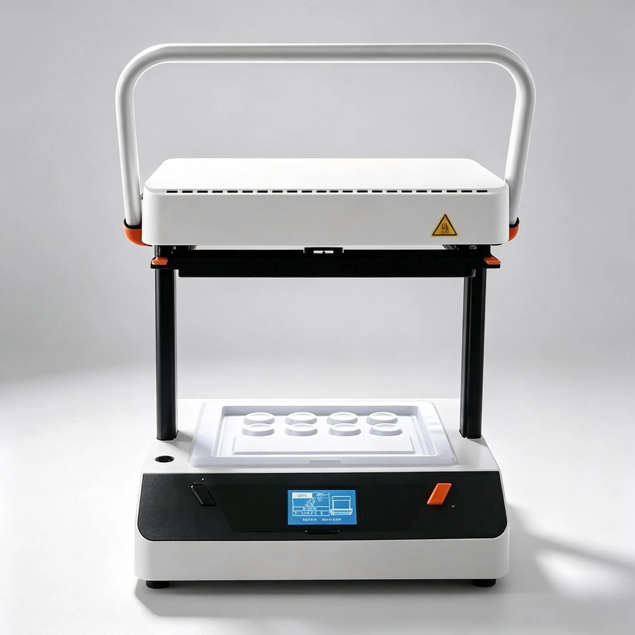 Small PVC Vacuum Forming Machine, Desktop Automatic Hot Press Molding Device for 3D Model Making