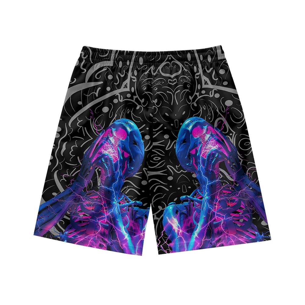 Men's Shorts 100% Polyester All Over Printing Custom Summer Men Shorts pantalones casuales game printing