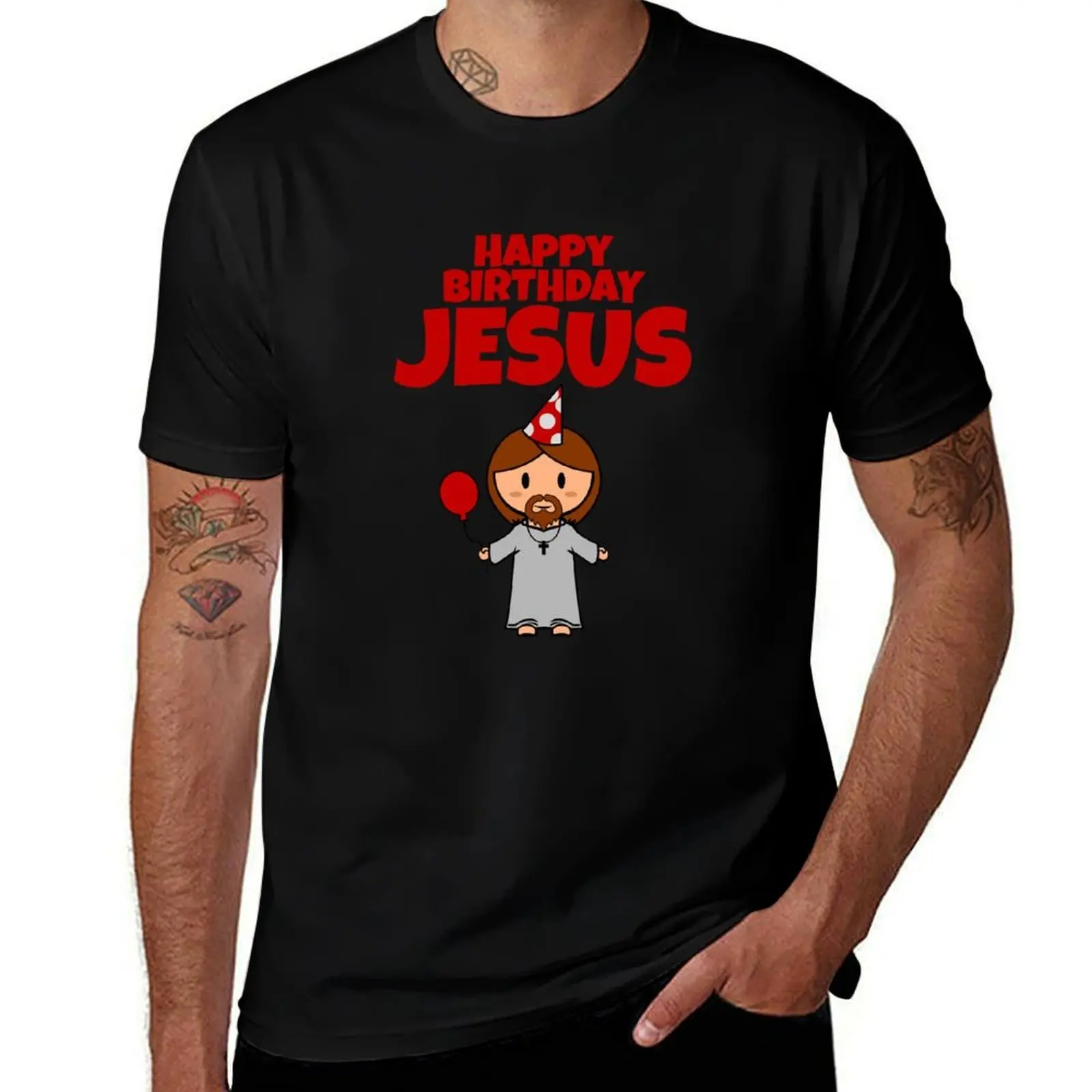 

Jesus Happy Birthday Boy T-Shirt t shirt man cotton t shirts for man graphic tees T-Shirt