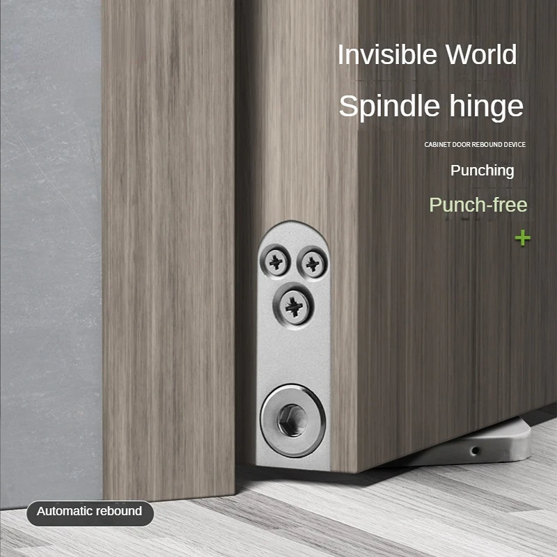 Dobradiça Escondida Escondida de 360 Polegadas para Porta de Madeira Eixo Superior e Inferior Dobradiça Escondida