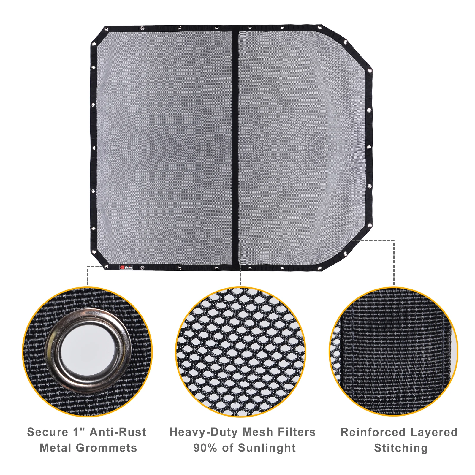 

UTV Sunshade Top Soft Roofs Cover UV Blocker for Honda Pioneer 1000 Series Honda Pioneer 1000-5 Motorcycle Accessories