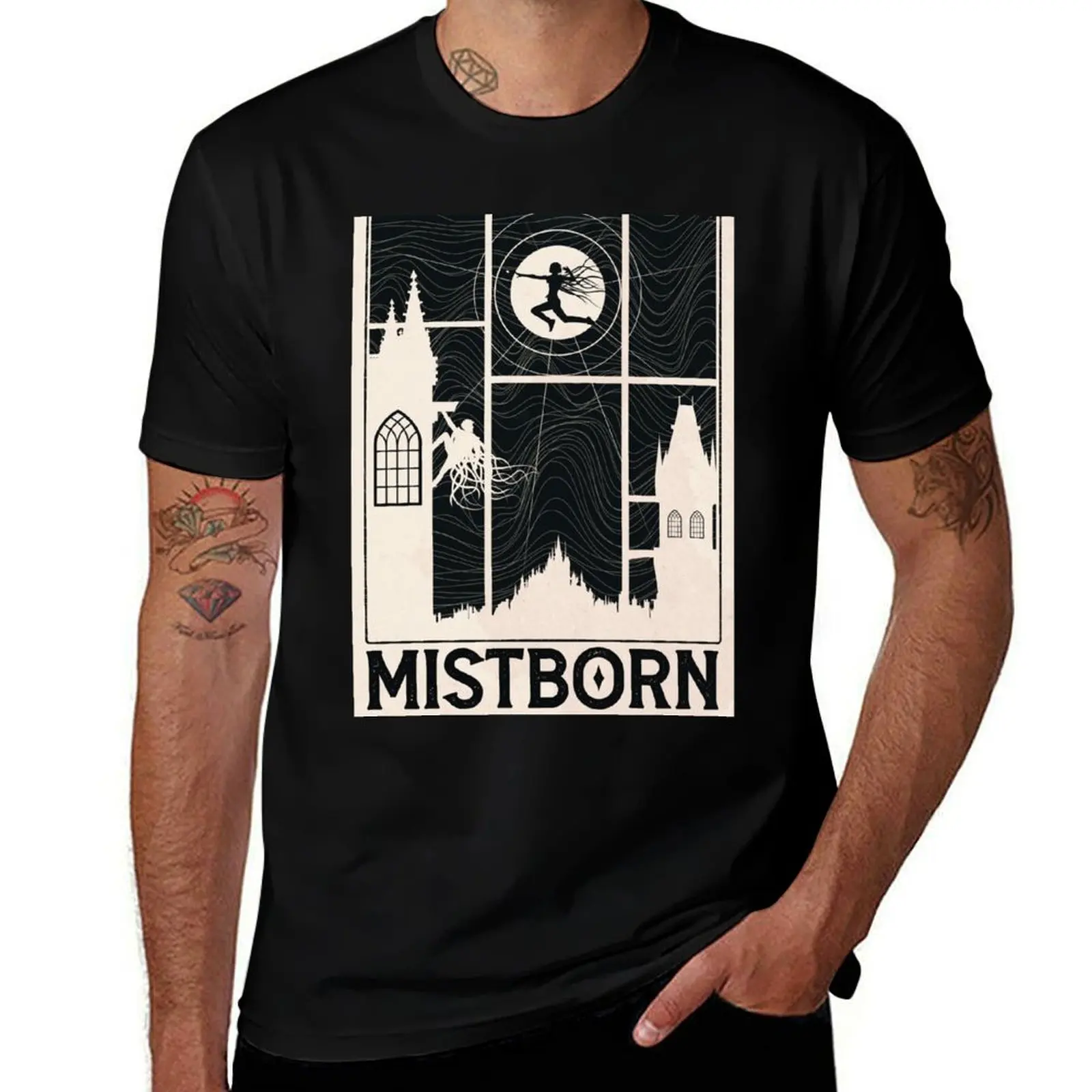 

mistborn poster T-Shirt korean fashion custom t shirt men t shirts high quality