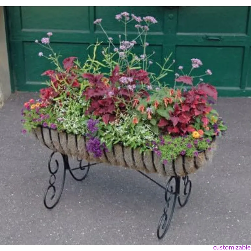 

Kinsman 30-Inch Long Coco Coir Planter with Cradle Support