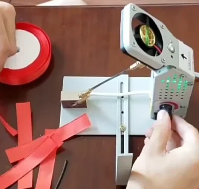 Electric Hot Knife Ribbon Cutter Thermal Cutting Machine for Webbing Lace Nylon Fabric