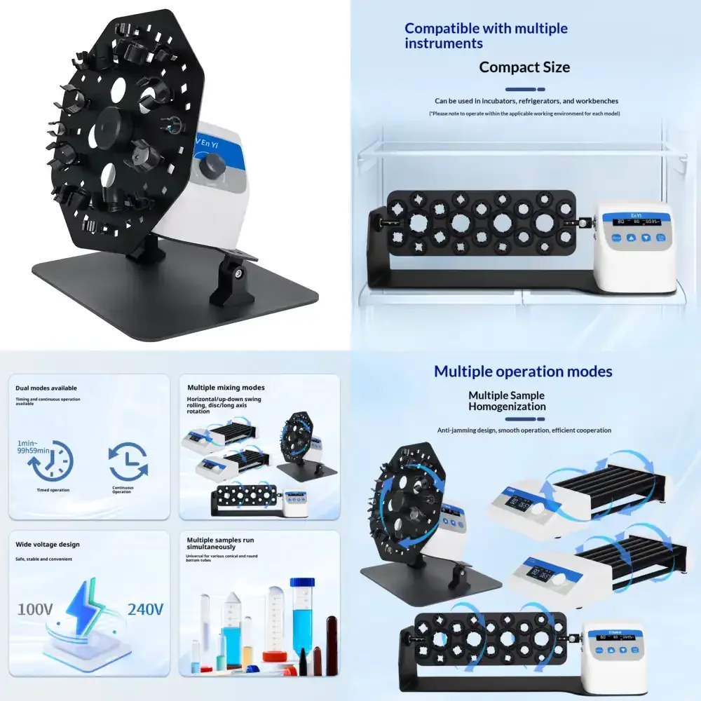 

Enyi Long Axis Roller Disc Flip Mixer for Laboratory Collection Tube Rotation
