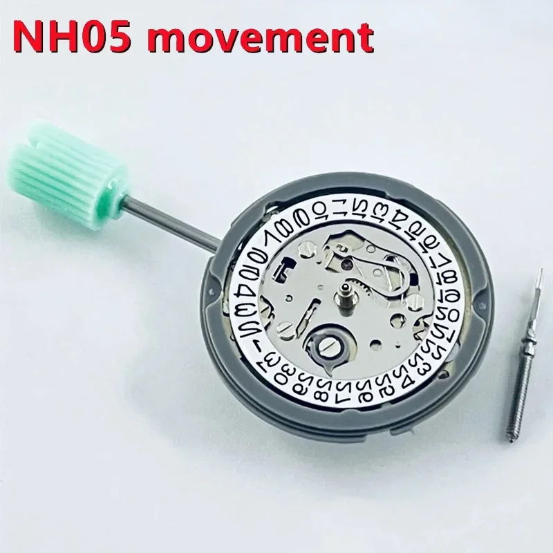 Japan NH05 NH05B Movement 3 Digit Calendar Movement Date Set High Accuracy Automatic Mechanical Watch Wrist Movement