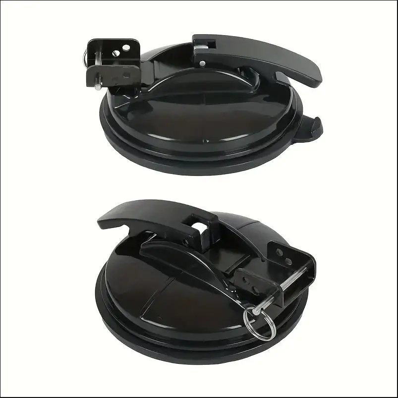 2pcs RV Camping Awning Sunshade Canopy Lock Suction Cup Replacement Heavy Duty Suction Cups Black/White Outdoor Travel Accessori