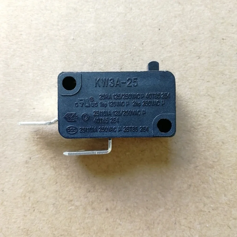 マイクロスイッチ,KW3A-25 V,125V, 2パック,通常の開いていない,2ピン,25a,大電流,250