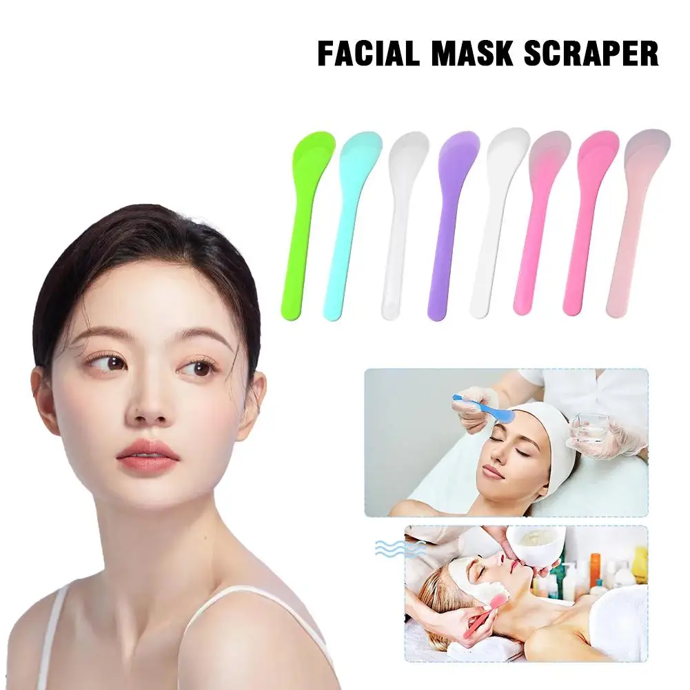 Makeup Cosmetic Spatulas Spoon Scraper Plastic Face Mask Eye Facial Cream Spoon Mixing Beauty DIY Stirring Tools Z3Y5