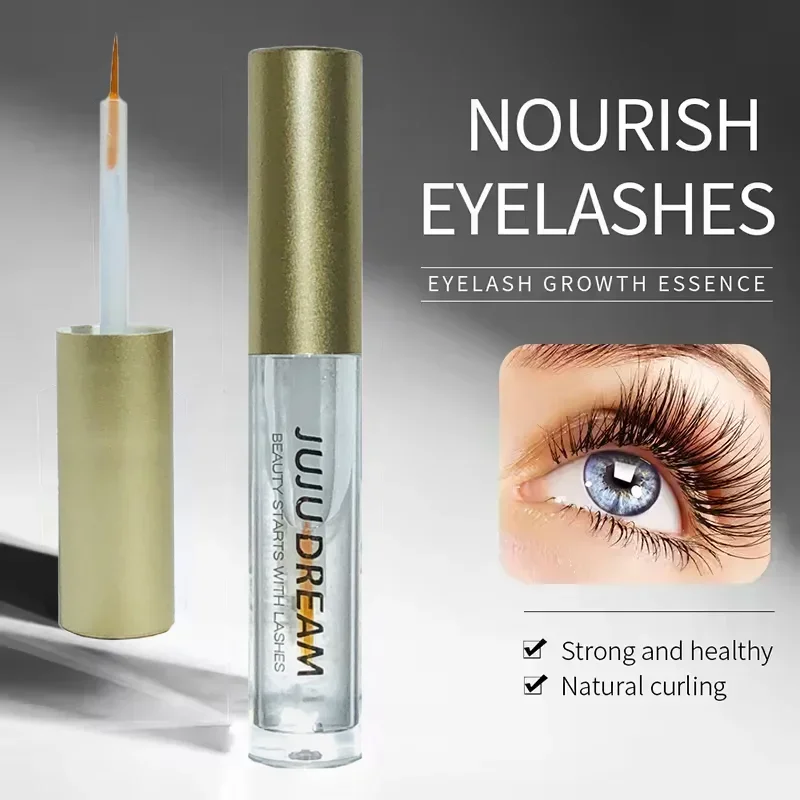 Soluzione nutrizionale per ciglia spessa, snella, lunga, nutriente e nutriente riparazione base ciglia naturale trasparente 7ml