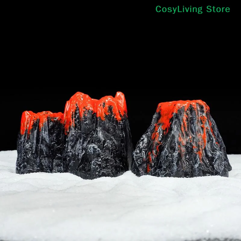 1Pcs Fish Tank Landscaping Rockery Aerator For Pump Bubble Stone Oxygen Simulation Volcano Aquarium Accessories
