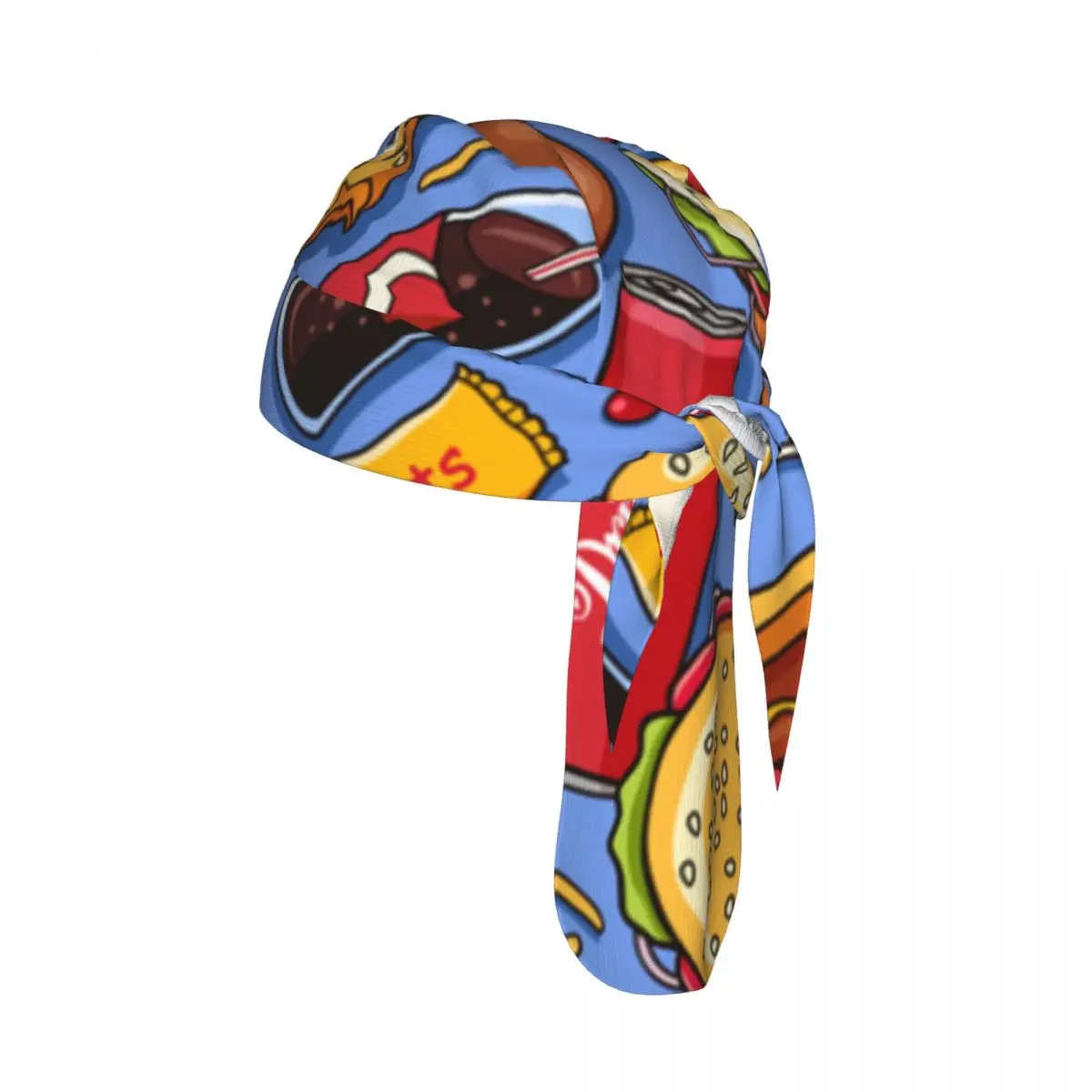 

Quick-drying Beanie Pirate Hat American Fast Food Sport Cycling Cap Hiking Camping Head Scarf Bandana Hat