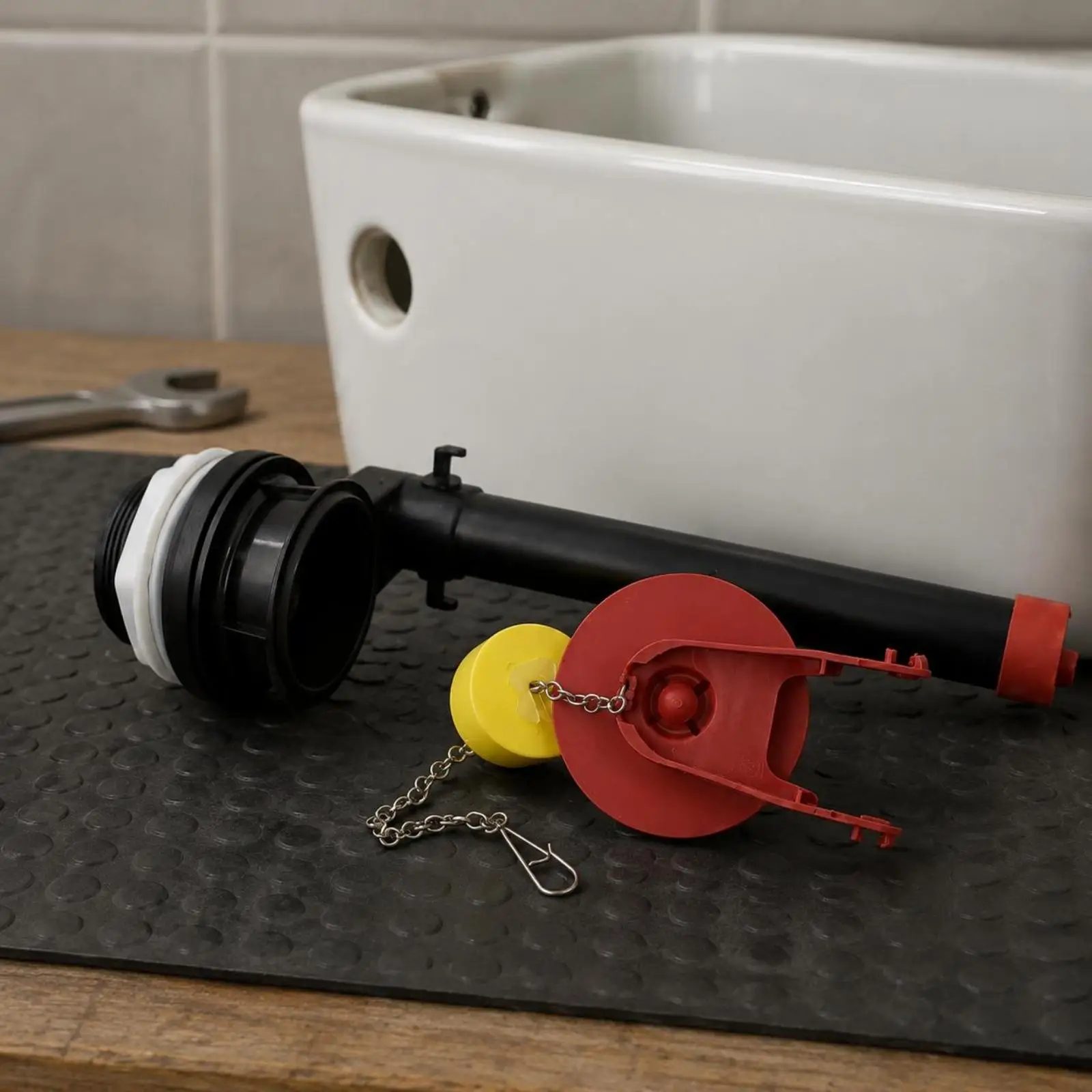 Toilet Cistern Flush Valve Assembly Water Saving Split Flush Valve Assembly