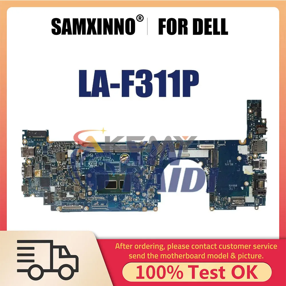 

Laptop Motherboard For Dell Latitude 7290 7390 0858KT 0J8CVM 02D68W 0RMD5P LA-F311P Notebook Mainboard i5 i7 8th Gen CPU