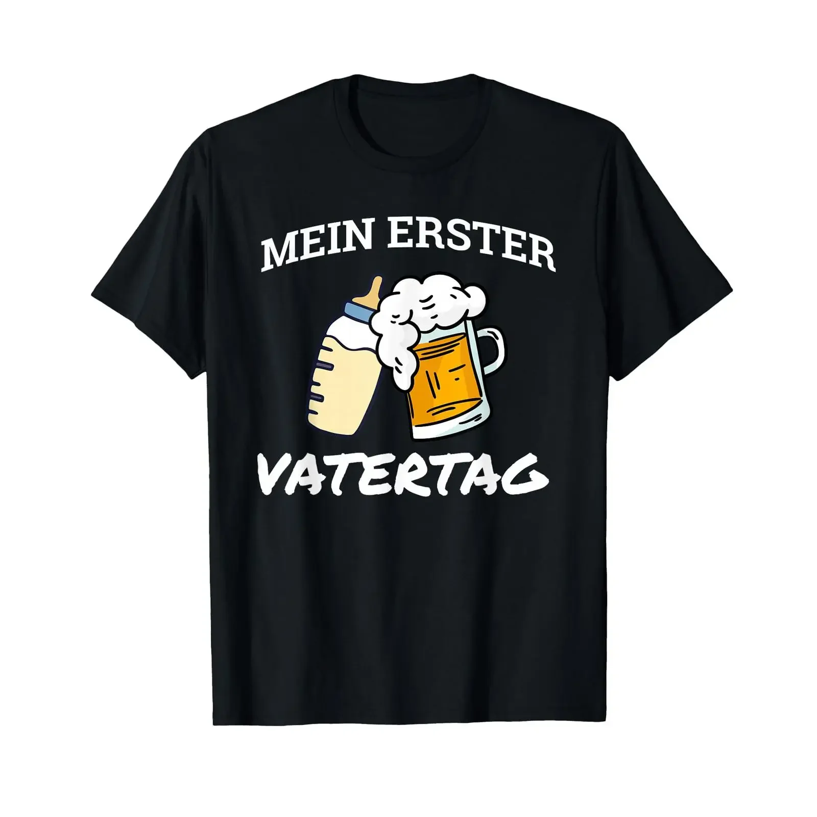 My first Father's Day Ascension Men's T shirt vintage Washed homme Slightly Casual fashion Stretched Stylish Breathable Soft