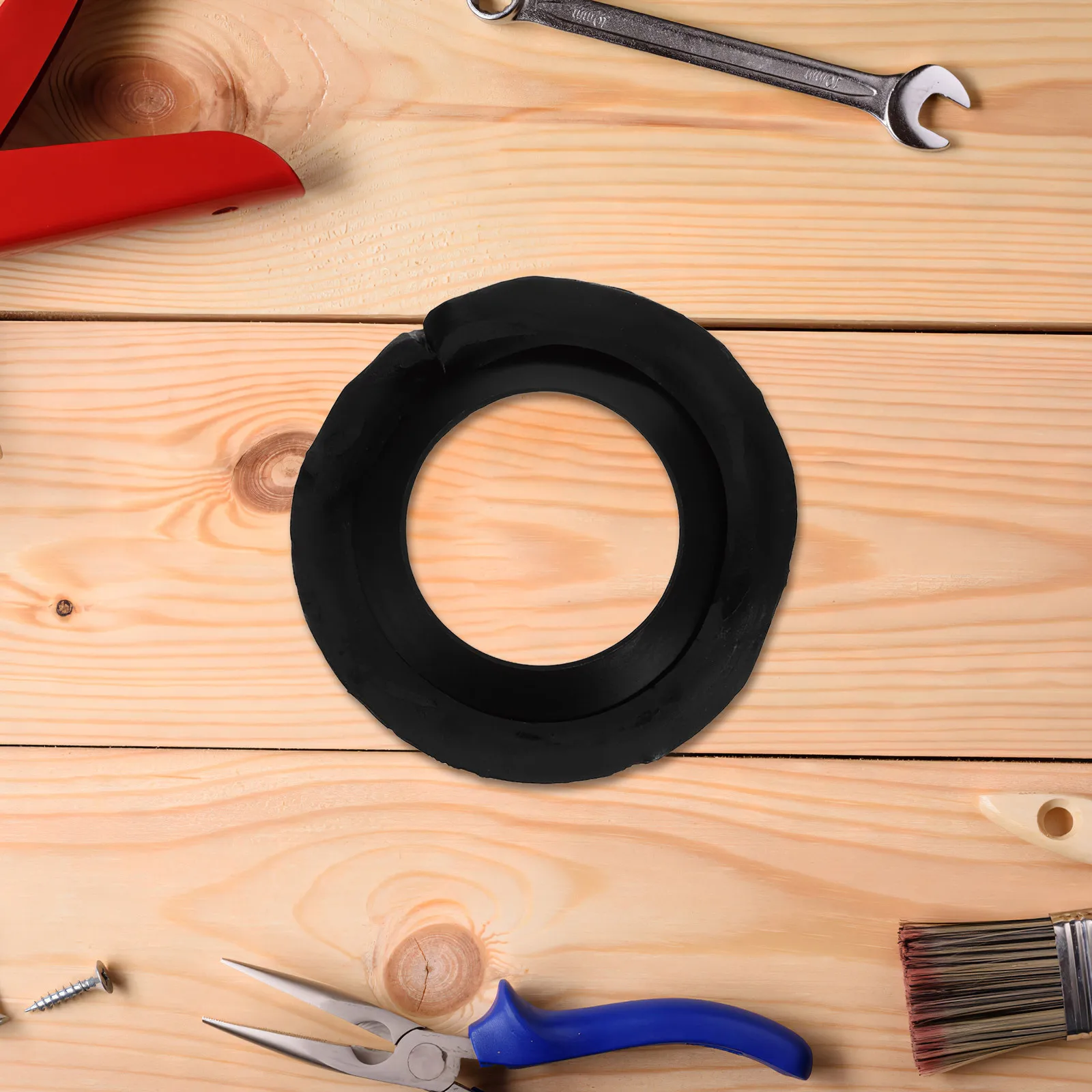 

4Pcs Universal Toilet Leakproof Sealing Ring Rubber Gasket Flange Repair Kit Toilet Replacement for Stable