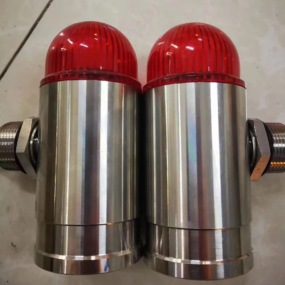 2Pcs 12-24Vdc Stainless Case Strobe Siren Industry Explosion Proof Flash Siren For Security Home Gas Leakage Detector