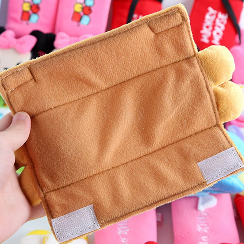 Nowy 1Pair Disney Mickey Mouse Car Seat Belt Pads Cover Pooh Bear Safety Shoulder Strap BackPack Cushion Pillow For Boy Girl Gift