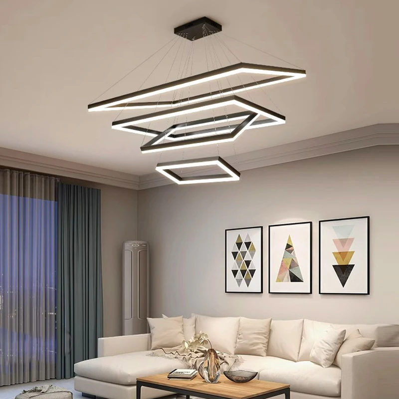 Decoração moderna para casa luzes led pingente luz lâmpadas para sala de estar lustres para sala de jantar pendurado luz iluminação interior