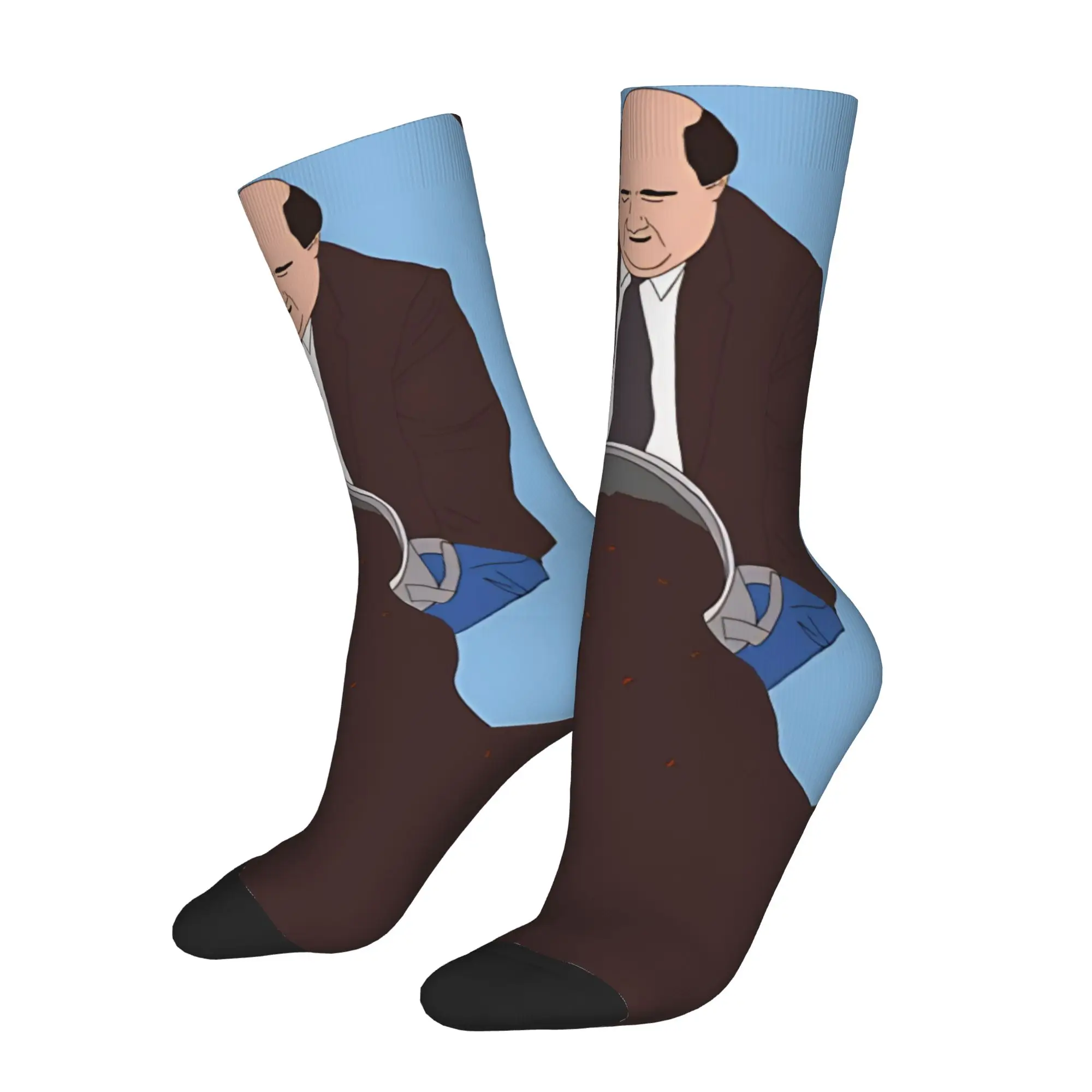 Harajuku Unisex Socks Kevin's famous chili  Product Super Soft  Skateboard Stockings All Seasons