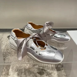 Lady Mary Jane Thick-Soled Ballet German Training Shoes 2025 Summer Breathable Sandals Flat Single Shoes