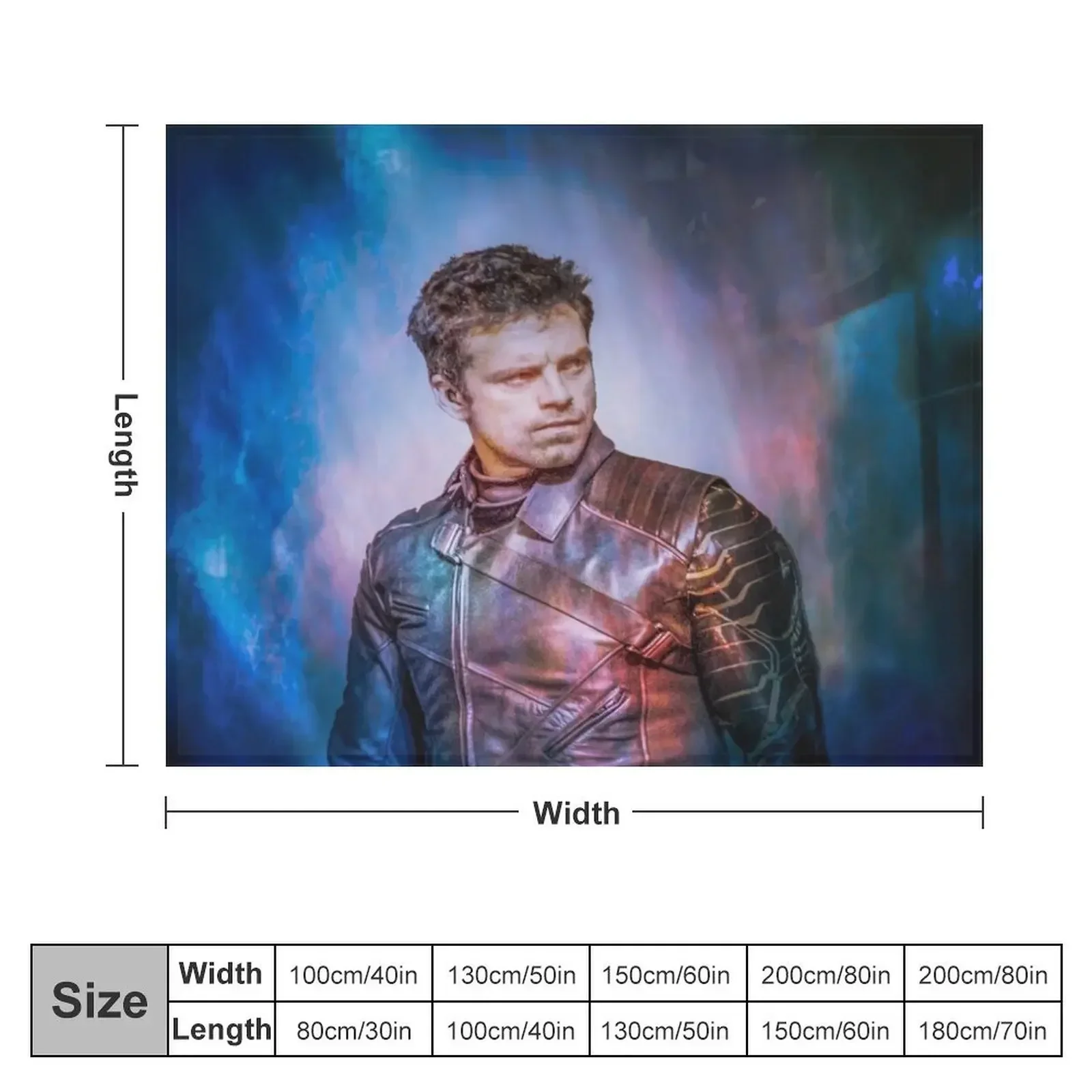 Bucky - Sebastian Stan Throw Blanket Multi-Purpose Extra Large Throw Blankets