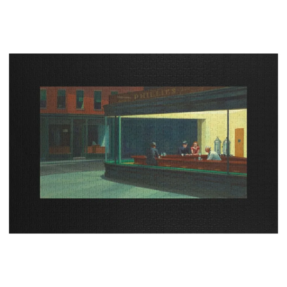 

Hopper - Nighthawks (1942) Пазл Персонализированные идеи подарков Iq Детская игрушка на заказ Фотопазл на заказ
